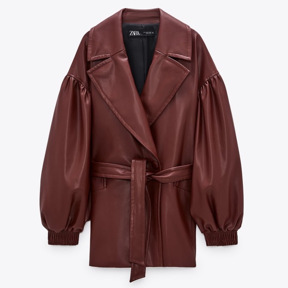 Luxurious limited edition Faux leather belt blazer - Picture 6 of 7